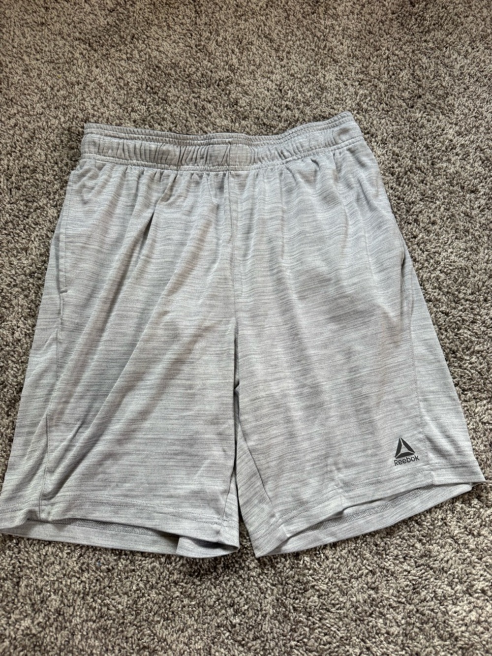 Reebok Men's Gray Heather Athletic Shorts
